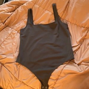 Grey bodysuit from Express